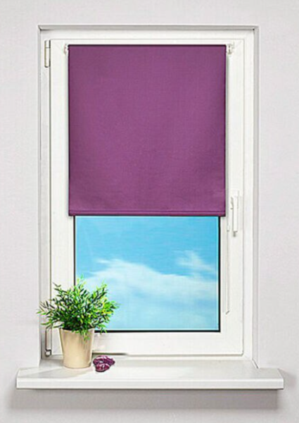Sonnenschutz-Rollo Pamplona 80 cm x 175 cm Lila