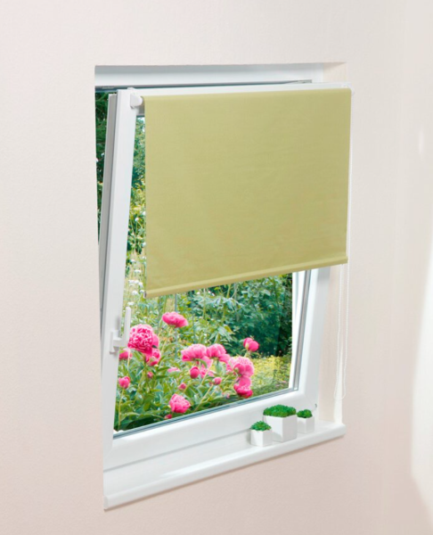 Sonnenschutz-Rollo Pamplona 120 cm x 175 cm Hellgrün