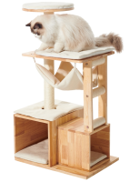 NOBBY Kratzbaum "LIGNO", cream, 60 x 40 x 108 cm