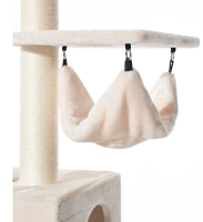 NOBBY Kratzbaum "SIVAS", cream, 70 x 48 x 247-275 cm