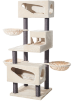 NOBBY Kratzbaum "CORLU", cream, 60 x 60 x 171 cm