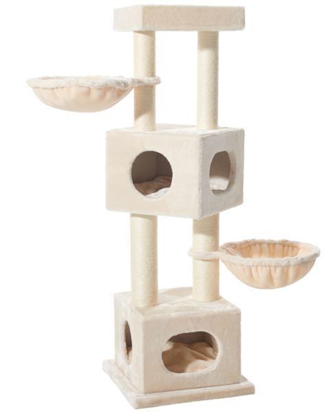 NOBBY Kratzbaum "MERSIN", cream, 50 x 50 x 152 cm