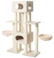 NOBBY Kratzbaum "USAK", cream, 100 x 40 x 156 cm