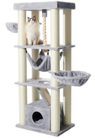 NOBBY Kratzbaum "ORDU", hellgrau, 70 x 50 x 176 cm