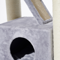 NOBBY Kratzbaum "ORDU", hellgrau, 70 x 50 x 176 cm