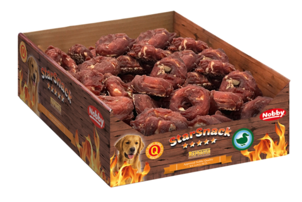 Hunde - Snacks NOBBY StarSnack Barbecue "Duck Donut S", Ø 5 cm