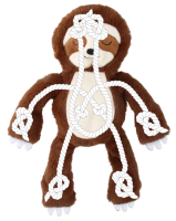 NOBBY Plüschfaultier mit innen liegendem Seil,...