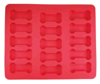 NOBBY Silikon Backform "Bone", rot, 30 x 25 cm