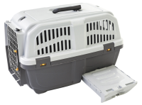 NOBBY Katzen-Transportbox "Skudo 3 Cat Travel", grau, 60 x 40 x 39 cm