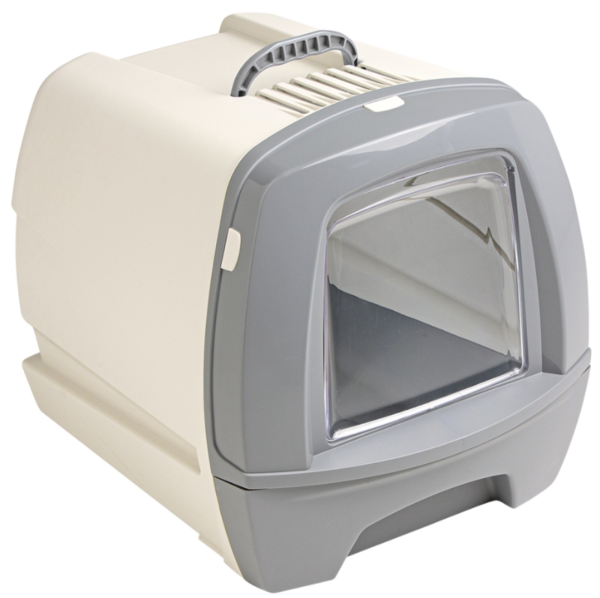 NOBBY Katzentoilette "80s", beige-grau, 50 x 40 x 42 cm