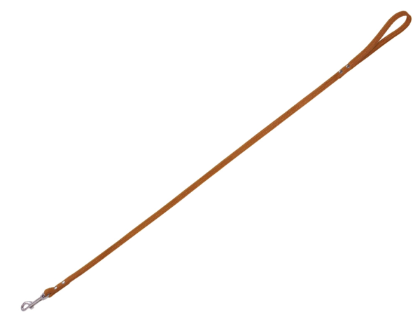 NOBBY Lederleine "Tabil", cognac, L: 1 m, B: 14 mm