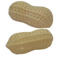 NOBBY TPR Spielzeug "Peanut", beige, 11 cm