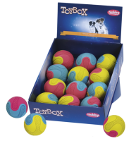 NOBBY Vollgummi Ball "Bico", bunt, Ø 6,5 cm