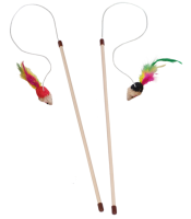 NOBBY Angel mit Plüschmaus, bunt, 53 cm