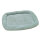NOBBY Matte mit Rand oval Classic "BIAN" hellgrau L x B x H: 68 x 48 x 8 cm