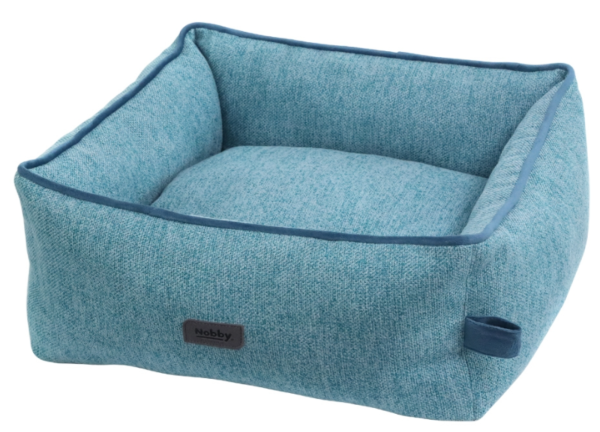 NOBBY Komfortbett eckig "Linou", blau, 60 x 48 x 19 cm