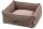 NOBBY Komfortbett eckig "Linou", braun, 75 x 60 x 23 cm