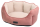 NOBBY Komfortbett oval "Majid", pfirsich, 55 x 50 x 21 cm