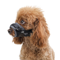 NOBBY Maulkorb verstellbar, S, grau/schwarz