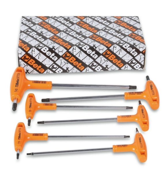 BETA T-Griff Torx Sechskant- Satz 6-TLG.