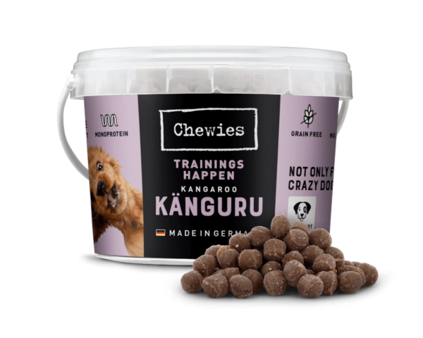 Hunde - Leckerli CHEWIES  Trainings - Happen Känguru, 300 g