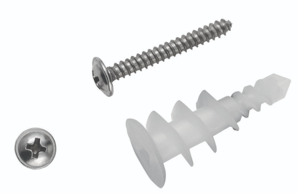 Gipbskartondübel Kunststoff 8  teilig