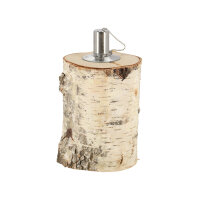 ESSCHERT DESIGN Öllampe aus Birkenholz