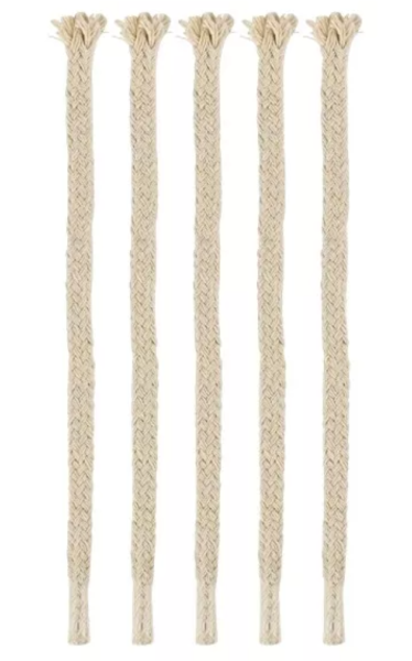 ESSCHERT DESIGN Ersatzdocht für Bambusfackel 5er-Set