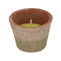ESSCHERT DESIGN Citronella Kerze "AgedTerracotta"