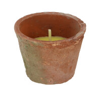 ESSCHERT DESIGN Citronella Kerze "AgedTerracotta"