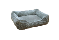 NOBBY Komfortbett eckig "Garik", dunkelgrau