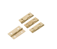 Schatullen Scharnier 20 mm x 15 mm Vermessingt 4 Stück