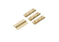 Schatullen Scharnier 30 mm x 17 mm Vermessingt 4 Stück