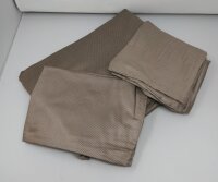 Satty Satin - Bettwäsche, goldbraun - schwarz, 160 x...