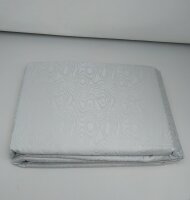 Satty Satin - Bettwäsche, hellgrau mit Muster, 160 x...
