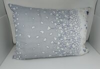 Sleepy Kissen, grau/weiß/ blau, 50 x 70 cm