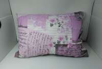 Sleepy Kissen, lila / weiß, 50 x 70 cm