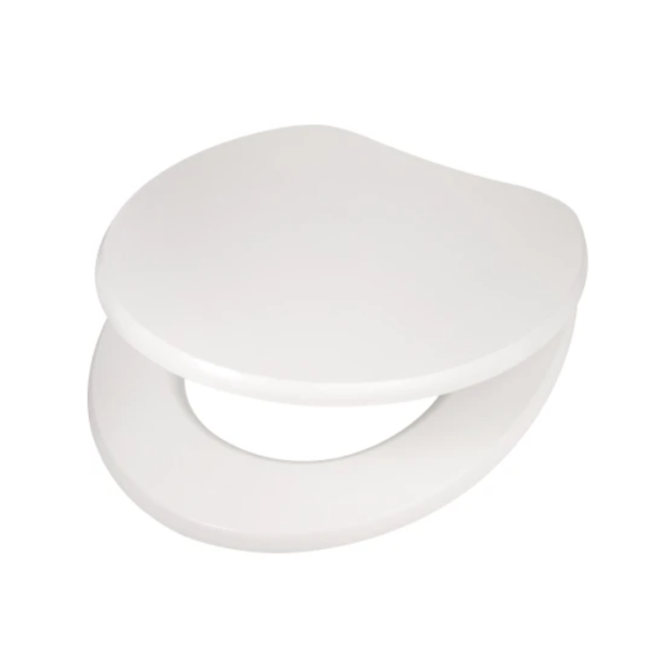 baliv WC-Sitz Logone MDF Holzkern Weiß