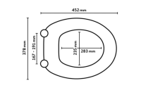 WC-Sitz Belida Duroplast Rot