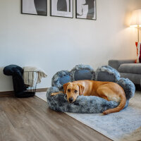 NOBBY Hunde-Komfortbett "PAW", grau