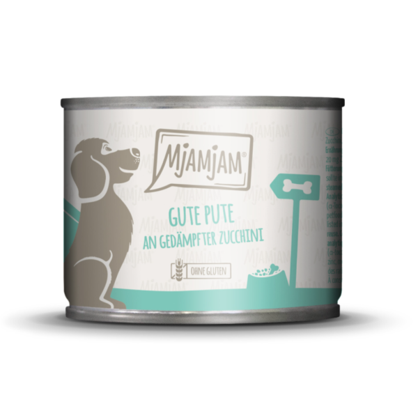 Hunde - Nassfutter MjAMjAM Adult Gute Pute an gekochtem Reis mit gedämpfter Zucchini