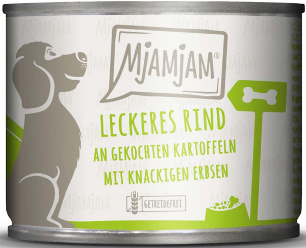 Hunde - Nassfutter MJAMJAM Dog Adult Rind & Kartoffel