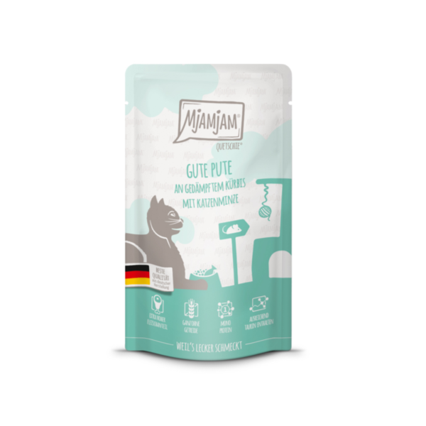 Katzen - Nassfutter MjAMjAM Adult Gute Pute an gedämpftem Kürbis