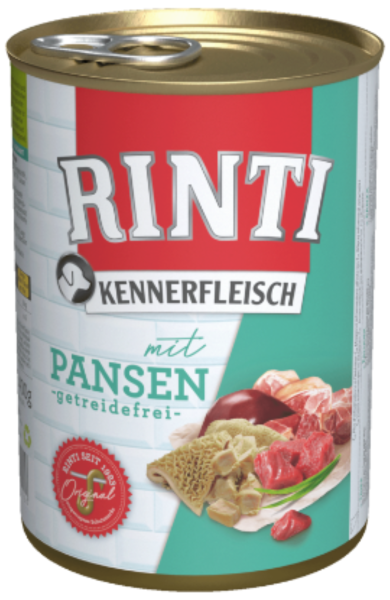 Hunde - Nassfutter RINTI Adult Kennerfleisch mit Pansen