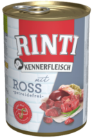 Hunde - Nassfutter RINTI Adult Kennerfleisch mit Ross