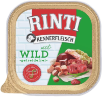 Hunde - Nassfutter RINTI Adult Kennerfleisch mit Wild
