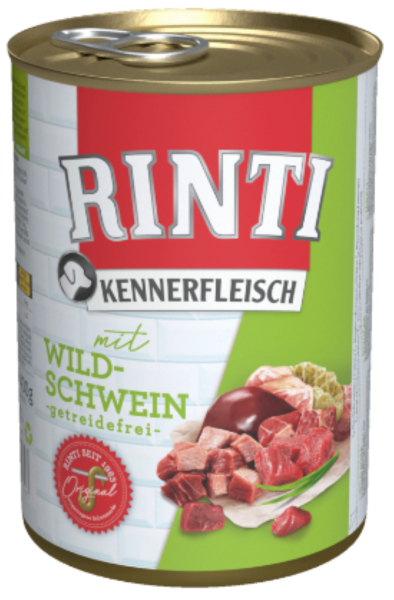 Hunde - Nassfutter RINTI Adult Kennerfleisch mit Wildschwein