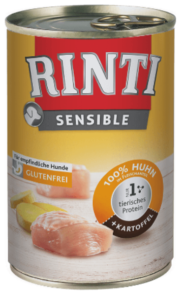 Hunde - Nassfutter RINTI Adult Sensible Huhn & Kartoffeln