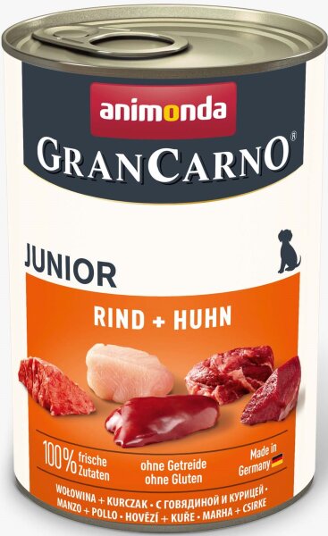 Hunde - Nassfutter ANIMONDA GranCarno Junior Rind + Huhn