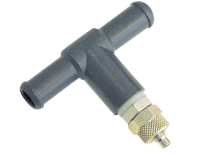 T-Stück mit Rückschlagventil Anschluss